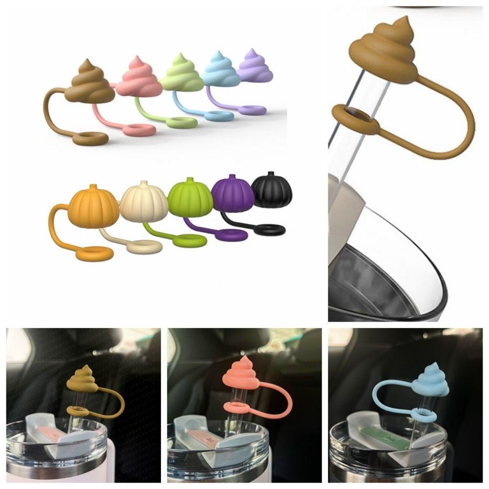 

5pcs Food Grade Stanley Cup Straw Cap Dust-proof Water Cup Accessories Outdoor