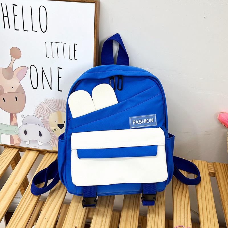 2025 Spring Festival new cute junior high school students versatile contrasting backpack simple small fresh casual large capacity backpack