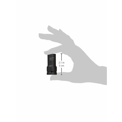 Kyoto Tool (KTC) 12.7mm (1/2-inch) Impact Wrench Socket (Semi-Deep Thin Wall) 14mm BP4M14TP