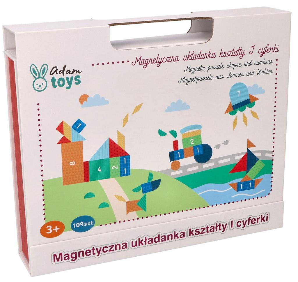 Tablica Układanka Magnetyczna - Kształty I Cyfry