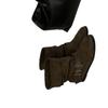 Retro style belt buckle stacking boots women's pleated knight boots locomotive boots temperament inner height increase short boots