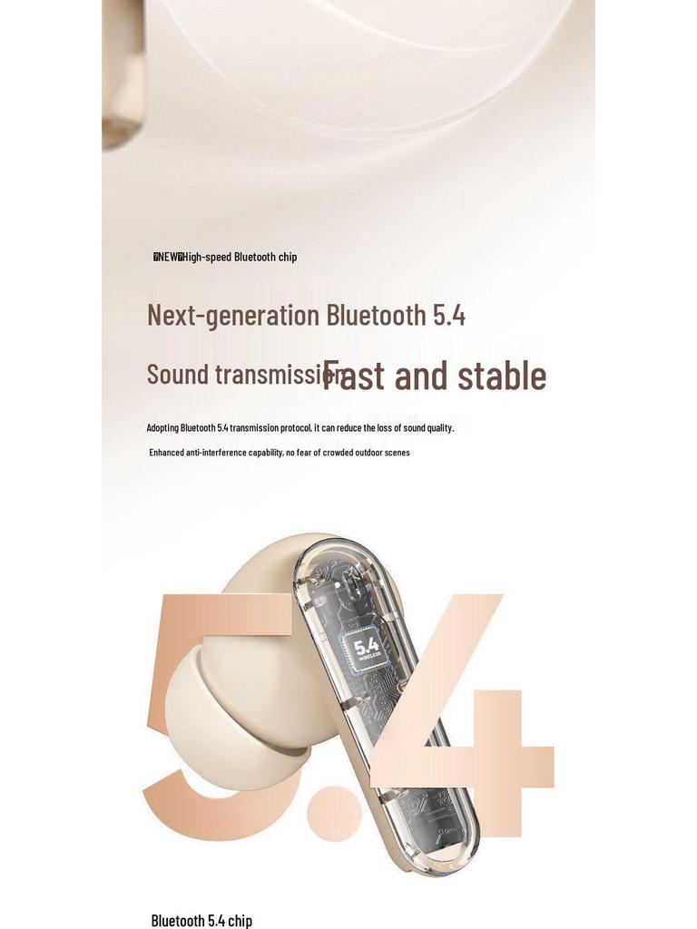 2025 Wireless Noise-Cancelling In-Ear Sports Bluetooth Headphones with High Sound Quality