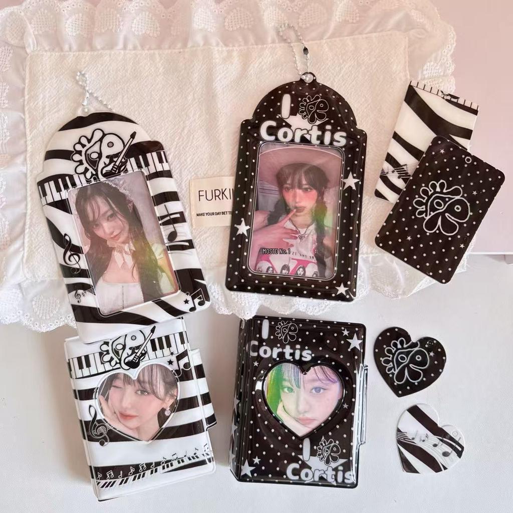 Original Cortis 3" Card Holder Sleeve for Polaroid & Mini Cards - Campus, Idol, or Star Display Pendant