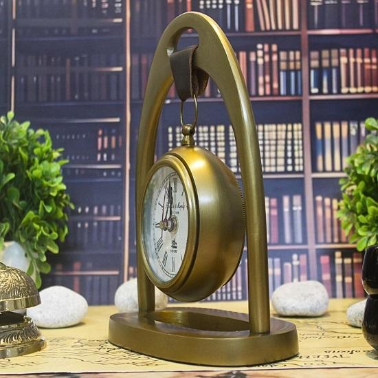 Franklin Murphy Aluminium Table Clock Desk Decor, Timeless Elegance  Unique Gift for Him or Her.