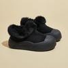 Fashion Flats Thick Shallow Women Snow Boots Fur Short Plush Winter Fashion New Suede Casual Women Shoes 2025 Trend Comfort Warm Boots