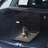 Trapeze Collapsible Dog Pet Travel Box Cage Removable Tray 93 X 58 X 65cm
