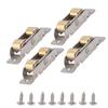 4 Set Sliding Patio Door Rollers Replacement Sliding Door Roller Assembly 88 Type Bearing for Home and Office Double