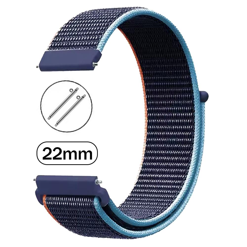 

2 шт. 22 мм плетеный нейлоновый ремешок-петля для Xiaomi Watch 2 Pro цвет 2 S1 Active S2 46/42 мм S3 S4 Спортивный ремешок для AMAZFIT BALANCE 2 22mm Watchband