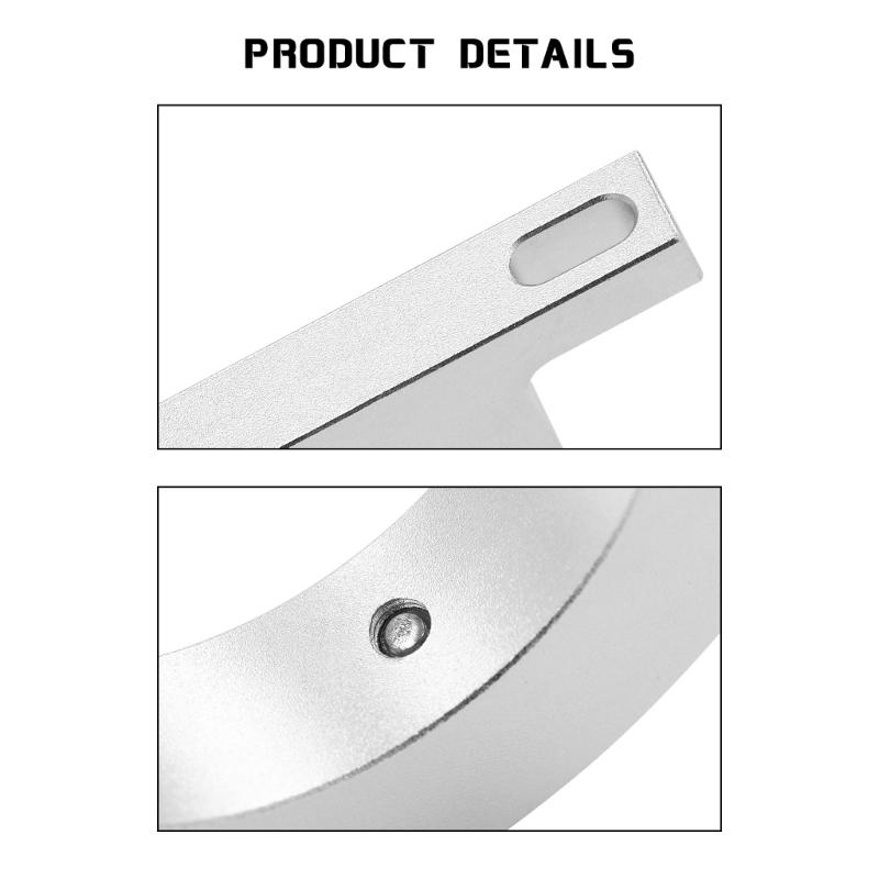Unviersal Metal Brushed Underdash Mount River Clamp Column Keyed No Drop Mount