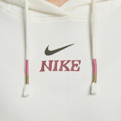 Nike Sweatshirts Women's White Hooded Moderate Regular