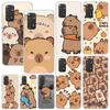 Funny Capybara Cartoon Animal Phone Case For Xiaomi Redmi Note 15 13 14S 14 Pro Plus 12S 11S 10S 12 11E 10 11T Art Fundas Back C