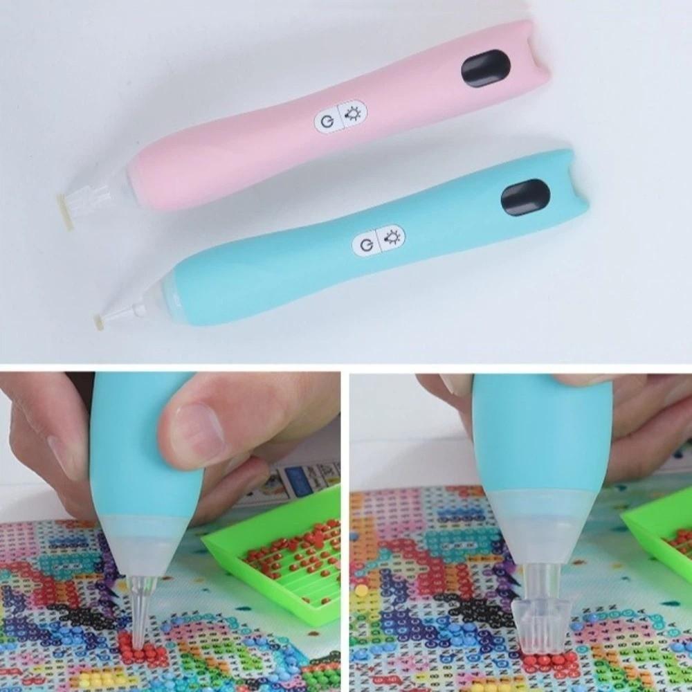 Wiederaufladbarer Malbohrer-Stift Vakuumsaugender Handheld-Kunststift für Bastler