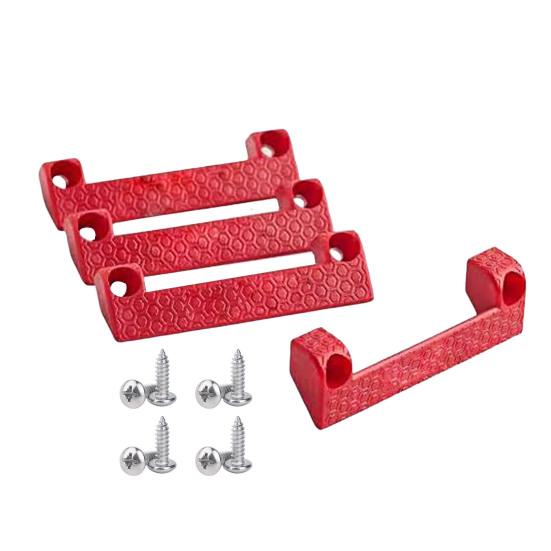 4Pcs Universal Tool Holder Clip with Screws Heavy Duty Multi-function Tape Measure Glasses Marker Pen Home Garage Tools Hanger Storage Rack