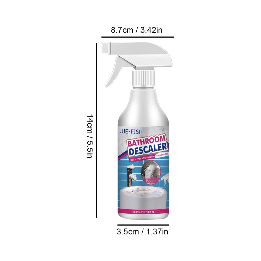 

1/2Pcs Bathroom Stubborn Stains Cleaner Spray Quickly Remove Stubborn Stains Cleaner Powerful Stains Remover for Bathtub Toilet 1PC 60ml