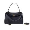 2025 New Women's Bag Authentic Leather High-end One-shoulder Large Capacity 100-piece Cross-border Cowhide