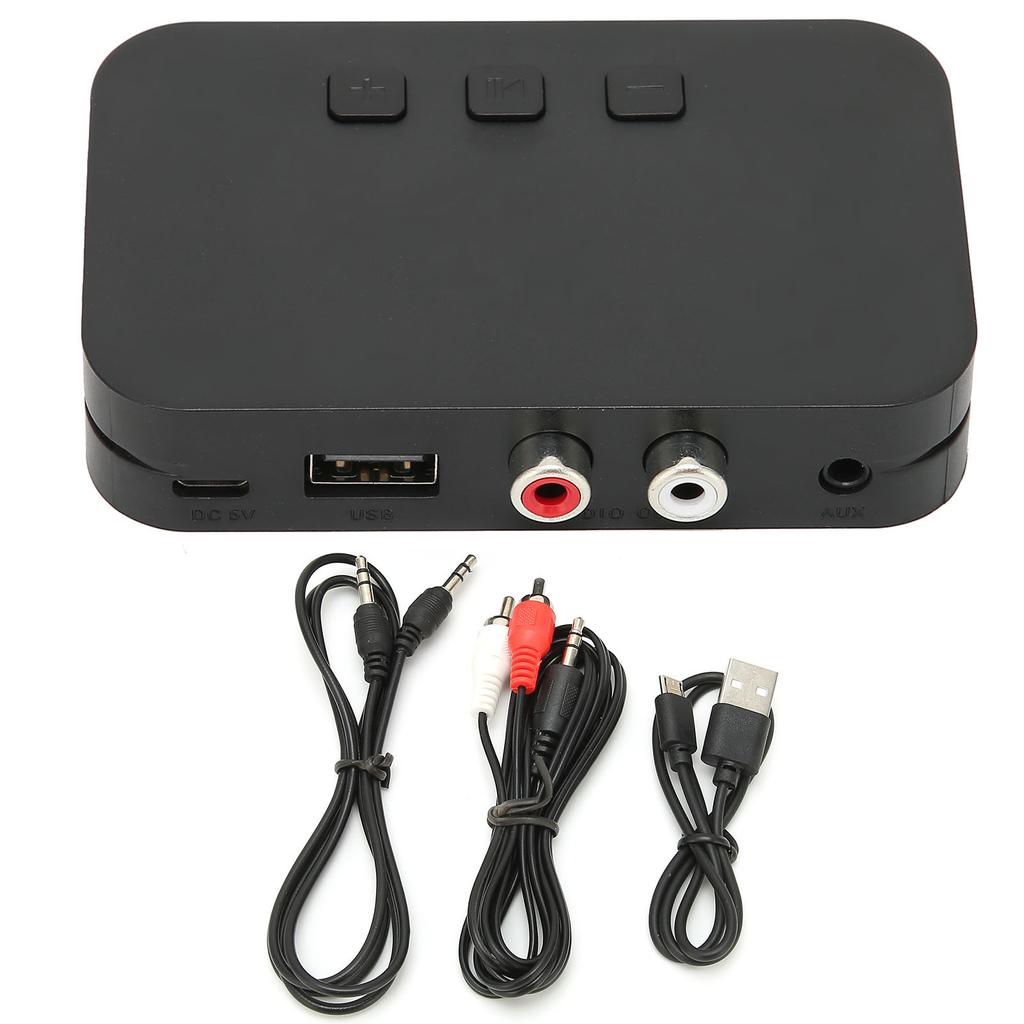 NFC Wireless Adapter 3.5AUX RCA 5.0 USB Car Speaker Audio Receiver for Music Stereo Sound System