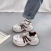 Thick-soled super-fire dad shoes women's spring 2025 new models heightened breathable versatile lightweight sports and leisure shoes