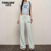 TonLion Women's Flared Cooling Ice Silk Sun Protection Casual Pants