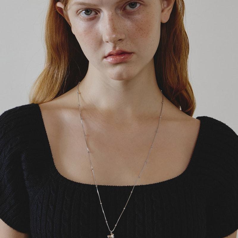 eenie beenie made by bayou heart long necklace