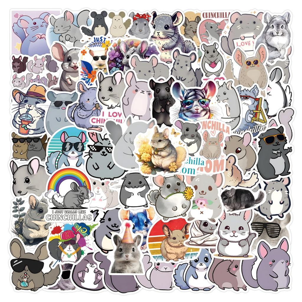 110pcs Suitcase Stickers Waterproof Stickers Scooter Computer Tablet Cartoon Decoration