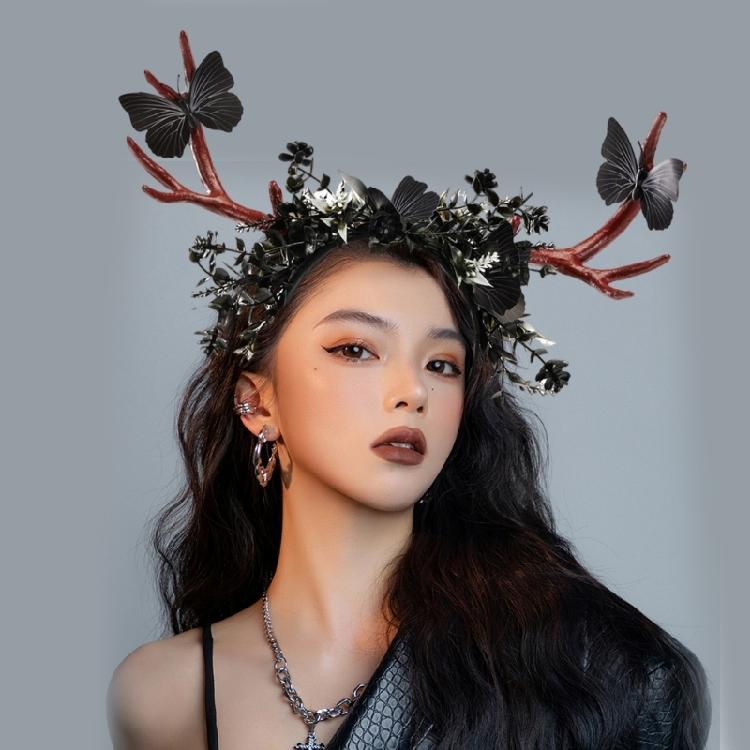 Personalized Headbands Gothic Antler Headwear Horn Carnivals Party Toy for Women