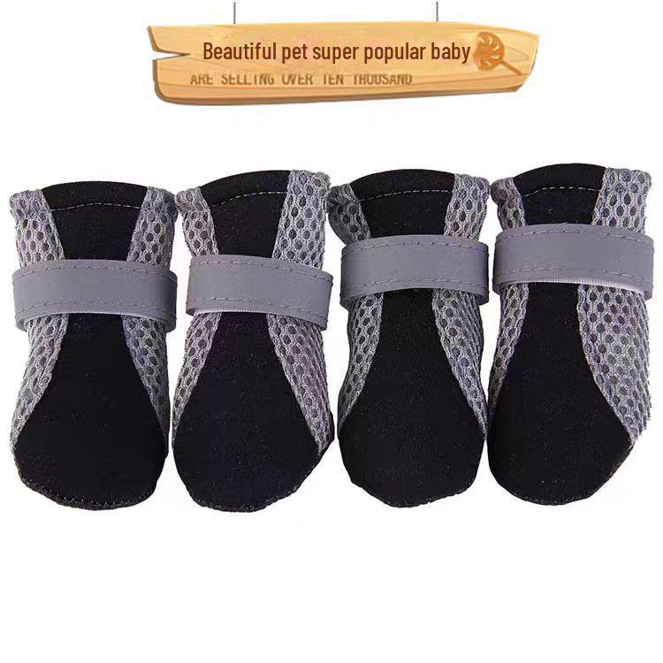 Breathable Mesh Dog Shoes for Small Breeds - Bichon, Teddy, Anti-Dirt Covers for Spring To Autumn