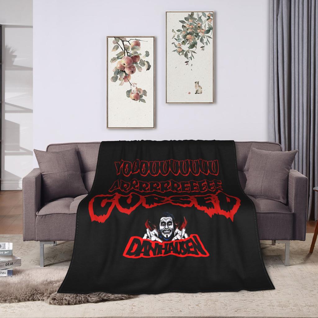 Danhausen Wrestler Blanket Fleece Printed  Breathable Lightweight Thin Throw Blankets for Sofa Travel Quilt