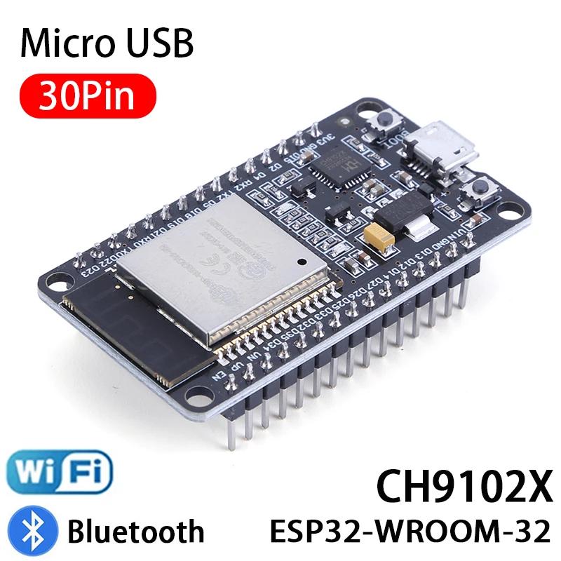 ESP-WROOM-32 ESP32 Bluetooth Wifi Dual Core ESP32-S ESP32 Placa de Desenvolvimento de 30 Pinos Tipo C CP2102 Módulo Bluetooth ESP 32 Nodemcu