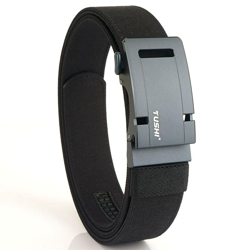 

Авиационный Алюминиевый Сплав Автоматическая Пряжка Двухслойный Нейлон Толстый Вязаный Пояс Холст Повседневный Модный Универсальный 120cm чёрный