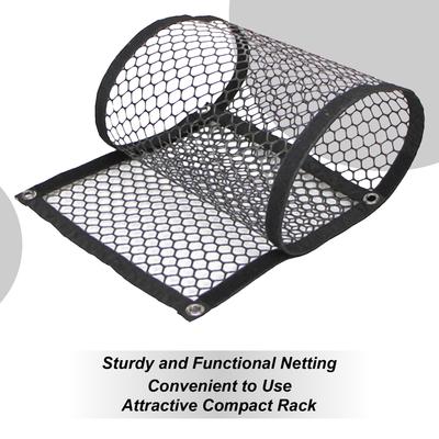 Hangable Storage Net Mesh Organizer Foldable For Camping Camping Dry Net For Home Picnic BBQ Tableware Dishes Food Fruit Tent