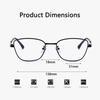 Xiaomi Women Photochromic Anti Blue Light Glasses, Clear to Grey, UV400, Metal Frame, Eyewear