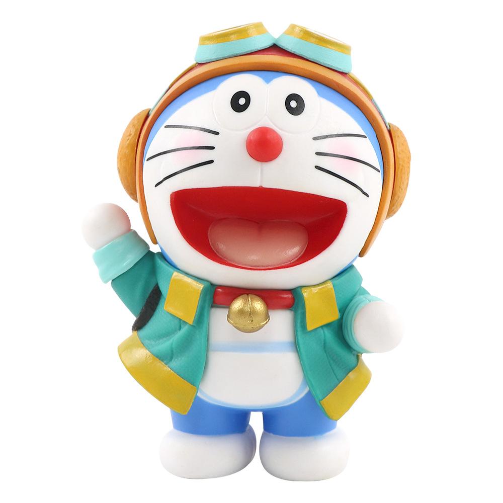 Anime Doraemon Action Figure Ornament Cute Desktop Decoration Charm Toys Kawaii Model Doll Children Friends Xmas Gift
