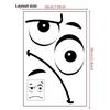 Washroom Room WC Toilet Seat Stickers Put ME Down Monster Smiley Face Wall Art Decal Sticker Funny Kids Potty Training