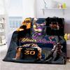 Curry Personalized Text Blanket Throw Customizable Blanket Durable Comfort Versatile For Nap Seaside Picnics Bed Allseason Use