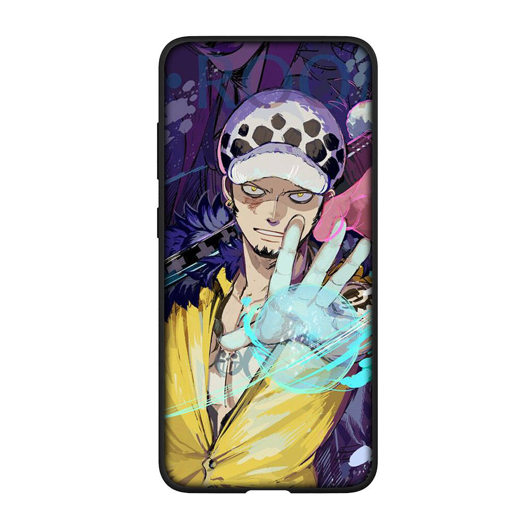 for Samsung Galaxy S25 S24 S23 S22 Ultra FE Plus A17 A37 A57 A56 A55 A06 A16 A15 A36 A26 A35 A05 A25 A54 A34 Case Trafalgar Law Luffy One Piece Anime