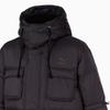 Puma Solid Color Hooded Logo Print Jacket Unisex Jacket Black 932542-01