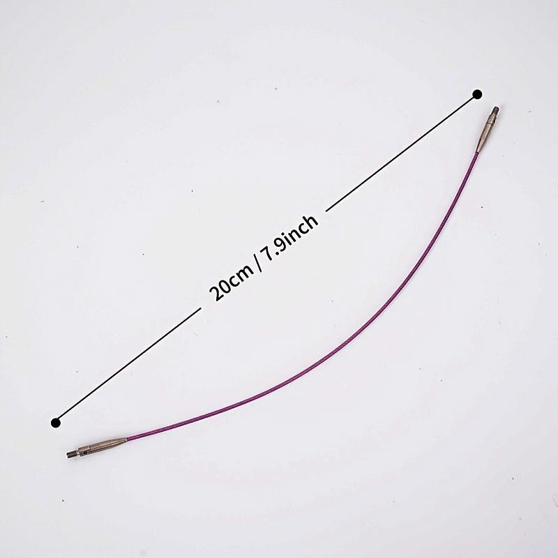 1PC Stainless Steel Disassembly Accessory Rope Rotating Needle Weaving Tool DIY Nylon Detachable Circular Needle Multi-functional