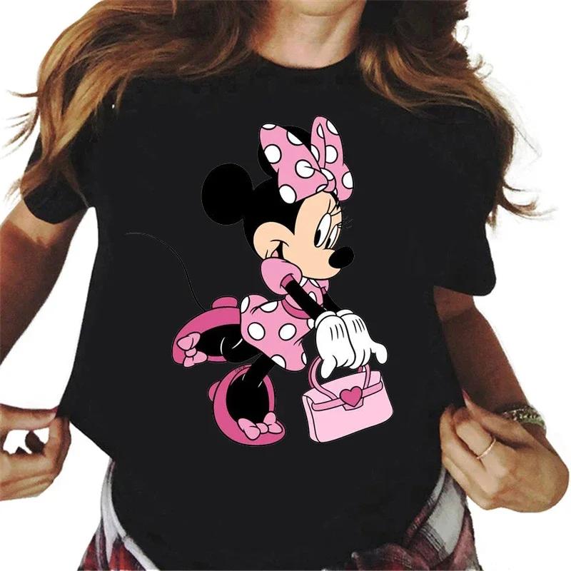 Oversized Unisex T Shirts Cartoon Print Ladies Clothes Cute T Shirts Short Sleeve Tops Y2k Harajuku
