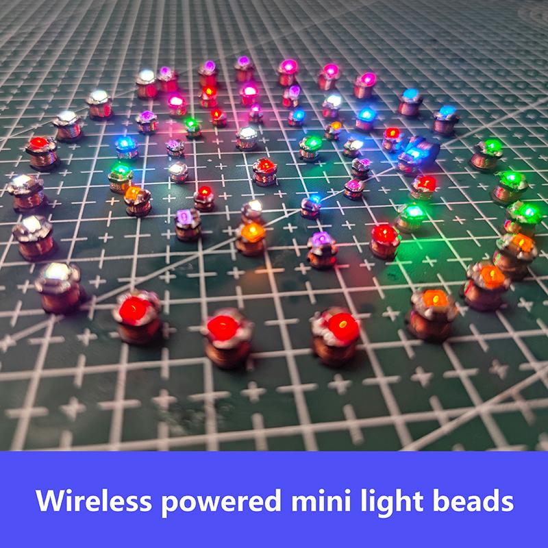5 szt. DC 5V Bezprzewodowy Nadajnik Zasilania Cewka Odbiornik USB Bezprzewodowy Lampa LED Lampka Indukcyjna Zabawki Modele Robotów Stół Piaskowy