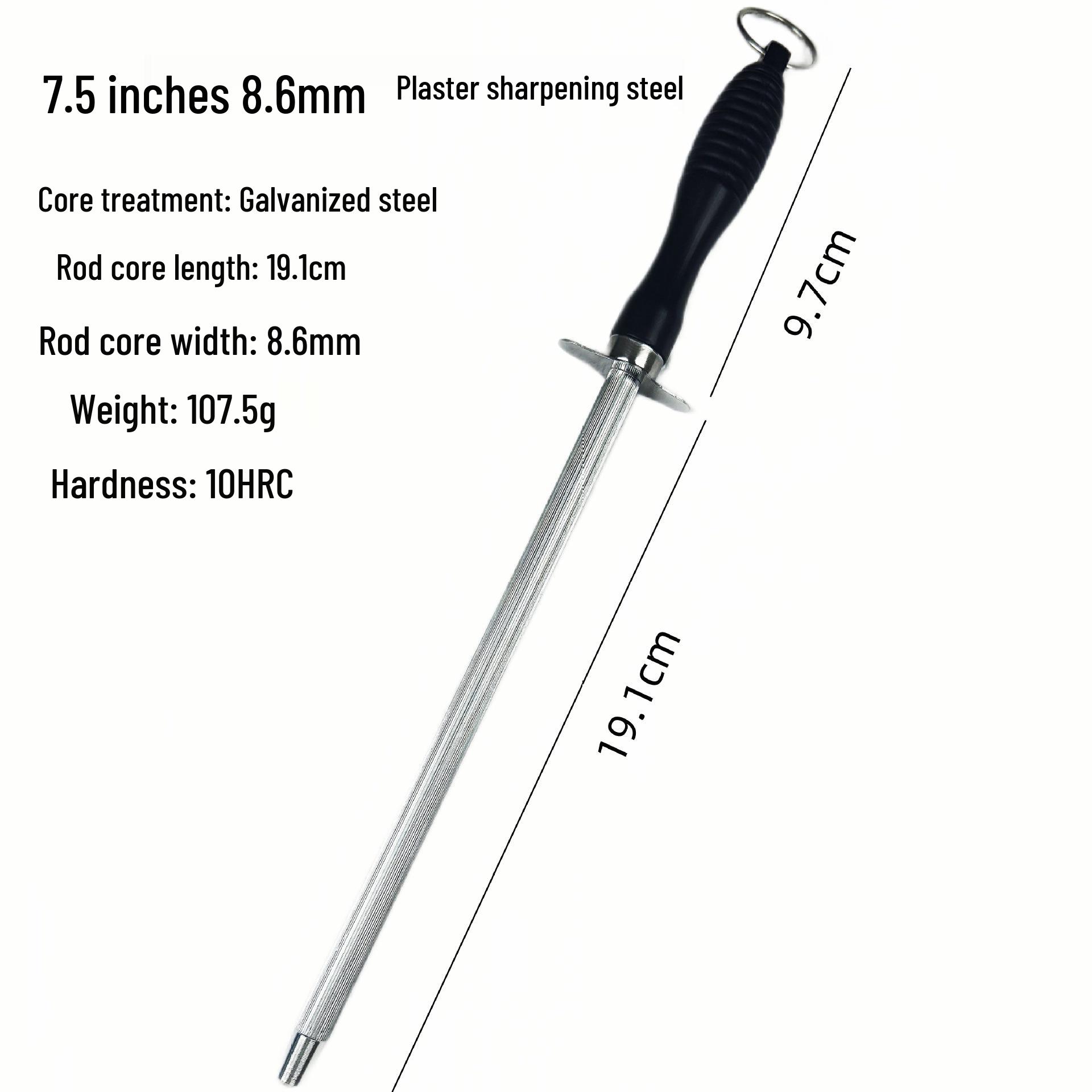 Butcher s Carbon Steel Sharpening Rod - Kitchen Tool