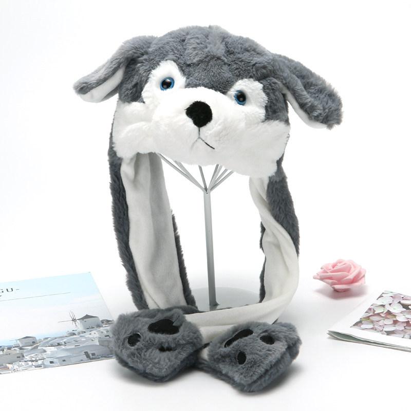 Douyin Moving Rabbit Ear Hat Cute Internet Celebrity Airbag Pinching Ear Moving Rabbit Hat