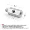 Oliedruksensor T-stuk Adapter Turbo Toevoer Leiding Meter Vrouwelijk naar 1/8 NPT Zijpoort Roestvrij Staal Slang T-stukken