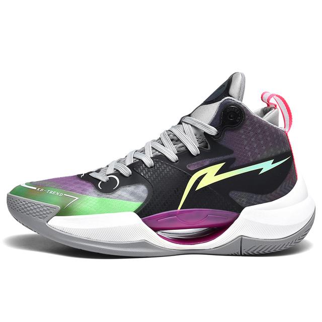 

QNX-6652 UltraLight Высококачественные мужские баскетбольные кроссовки Высокие тренировочные спортивные кроссовки с подушкой Баскетбольные кроссовки 36-46 44