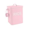 Space Saving Sealed Rice Container Airtight Flour Canister Pet Food Storage Jar with Lid Baking Supplies Organizer