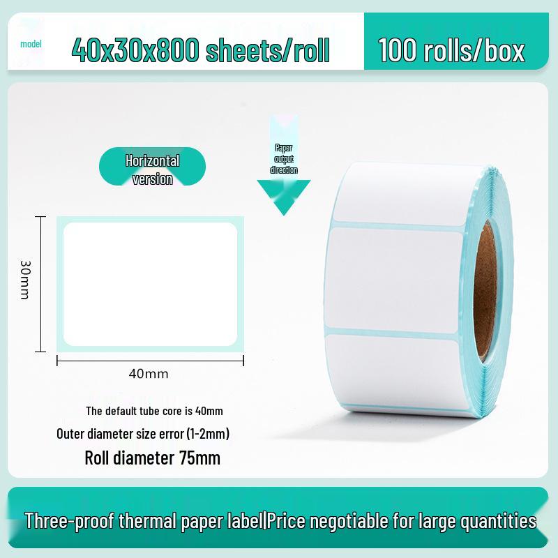 100x150 Self-Adhesive Thermal Paper Labels for Logistics