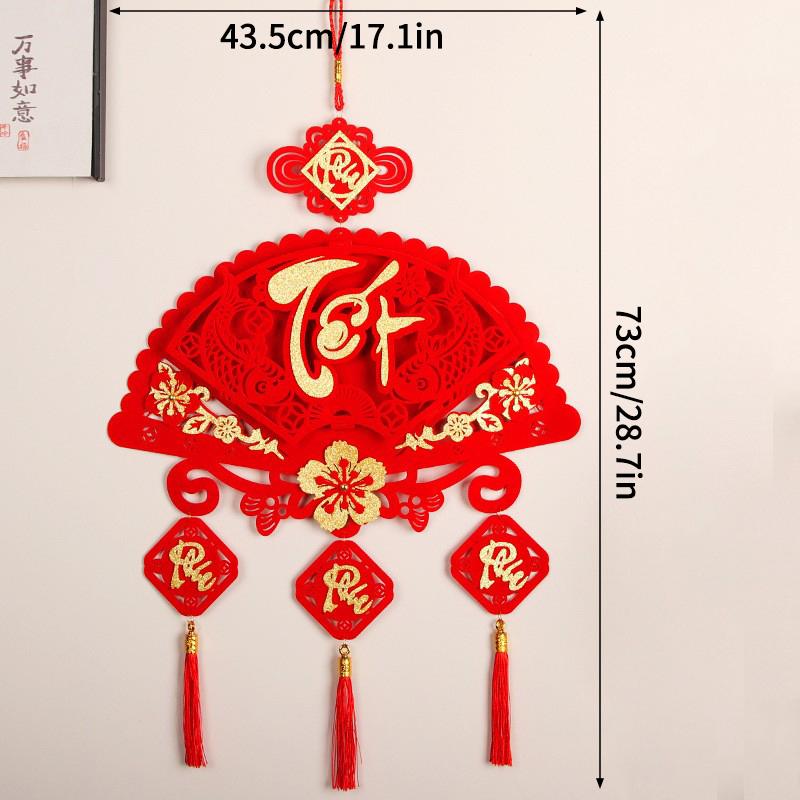 Vietnamese Spring Festival Tassels  Window Door Hanging Ornament  Vietnam Wall Pendant 2026 New Year  Decor