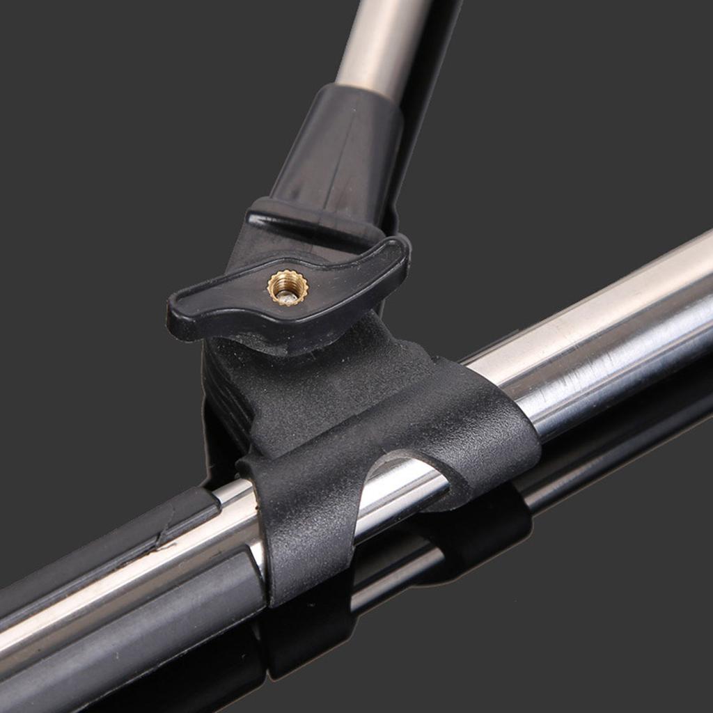 Fishing Rod Holder Organizer Adjustable Angle Stainless Steel Fishing Bracket for Garage Fishing Rod Storage