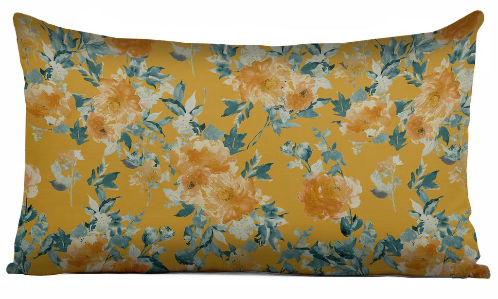 Vargottam Luxury, Printed Mustard Yellow Cushion  Covers,  Decorative Pillow  Covers,  Square  Throw Pillowcase