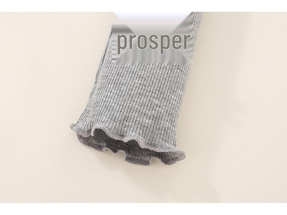 2024 Spring Cotton Lace Slim Fit Elastic Leggings for Baby Girls