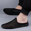 Fashion Italian Men Air Cushion Mesh Sports Shoes Outdoor Walking Sneakers Fashion Antiskid Soft Bottom Slippers Flat Designer Loafers